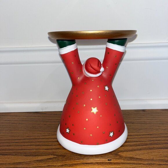 PartyLite Holiday Cheer Santa Candleholder - Picture 8 of 10